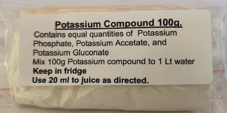 Potassium Compound. 100gm. - Click Image to Close